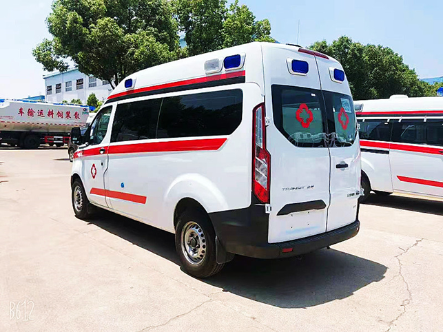 福特全順中軸中頂汽油版負壓救護車